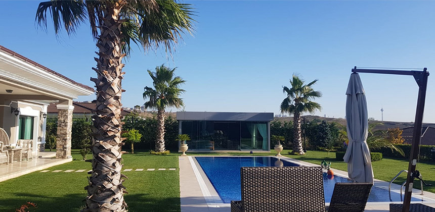 Büyükçekmece Peyzaj Bahçe Düzenleme | Villa Bahçesi Tasarımı 